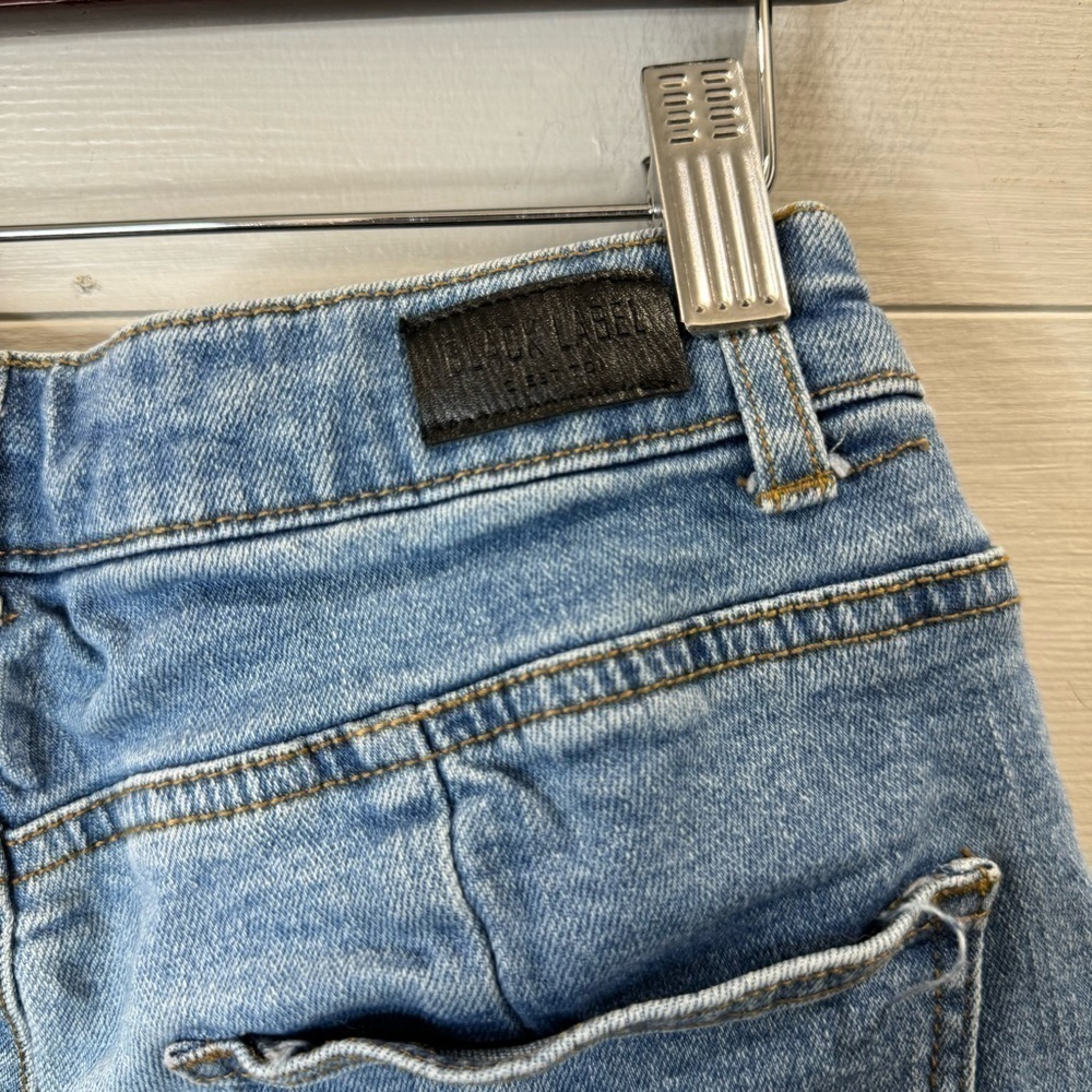Black Label | Denim Shorts with Distressing Size Small - Picture 8 of 9
